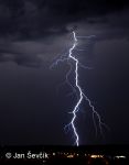 Photo of  blesk ligtning thunderstorm